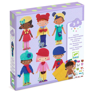DJECO vilt dress up poppetjes 3 jr+
