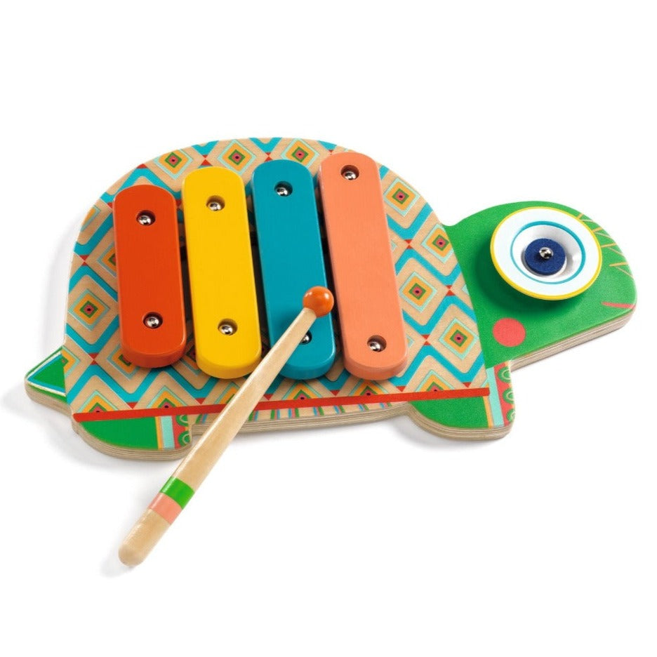DJECO xylofoon schildpad animambo 18 mnd+ DJ06034 3070900060340 a