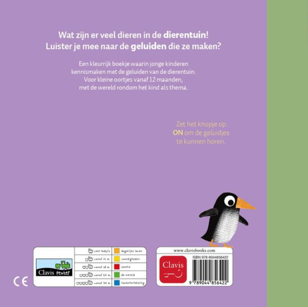 Buy De dierentuin - geluidenboek 1 jr+