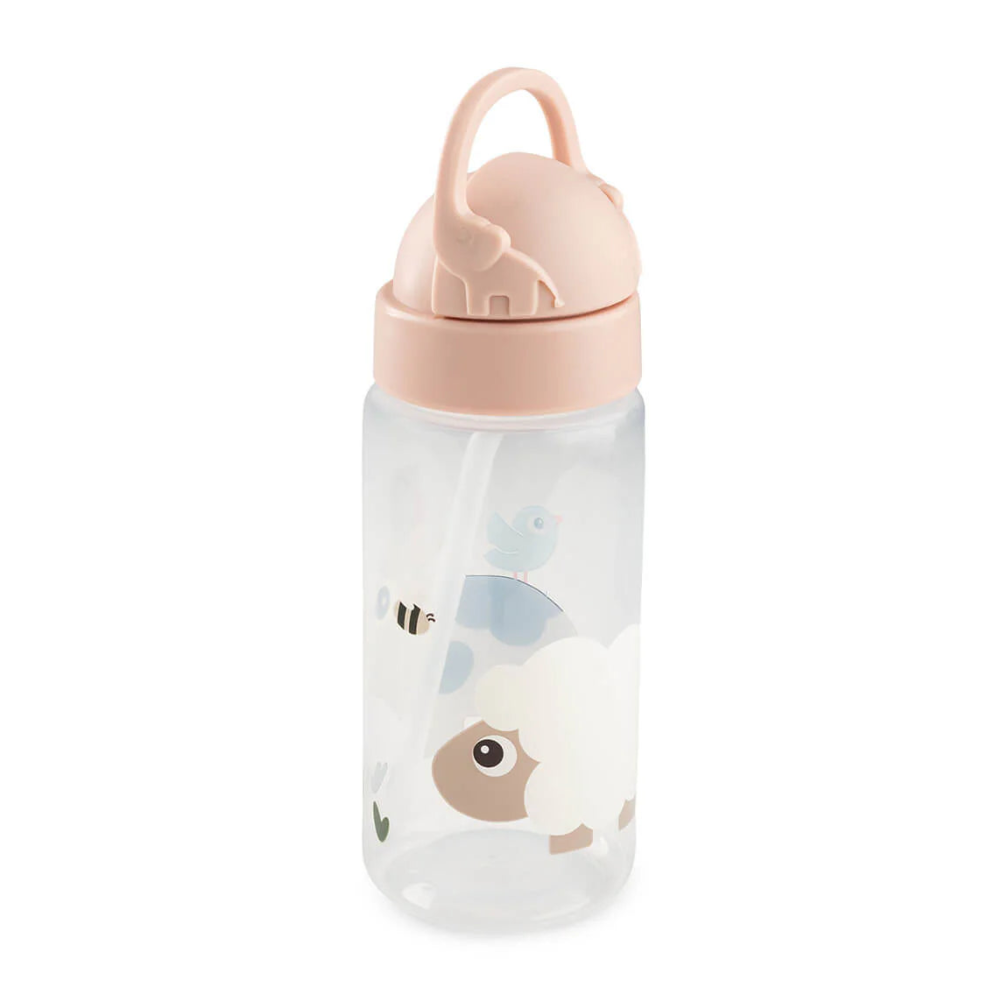 Done by Deer drinkfles met rietje tiny farm powder 350 ml 5712643061342 a
