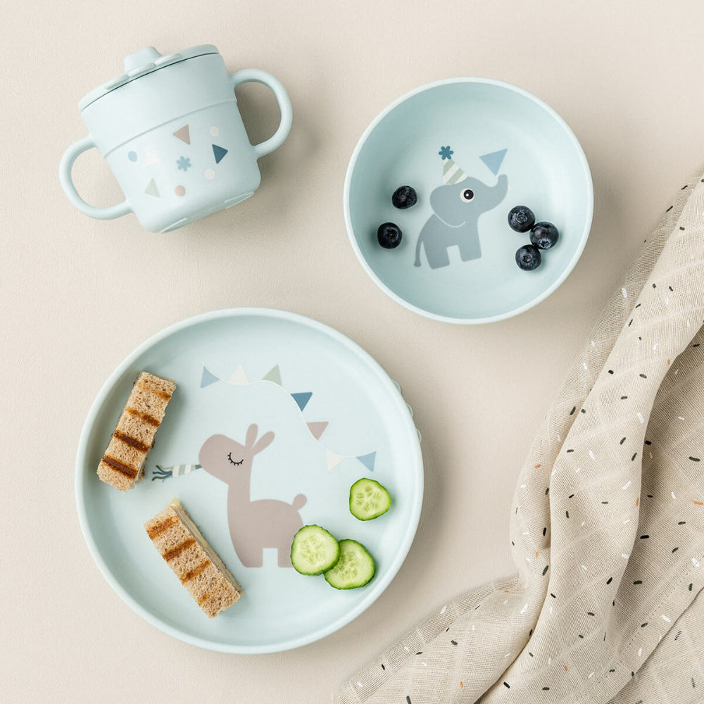 Buy Done by Deer babyservies set celebration blue
