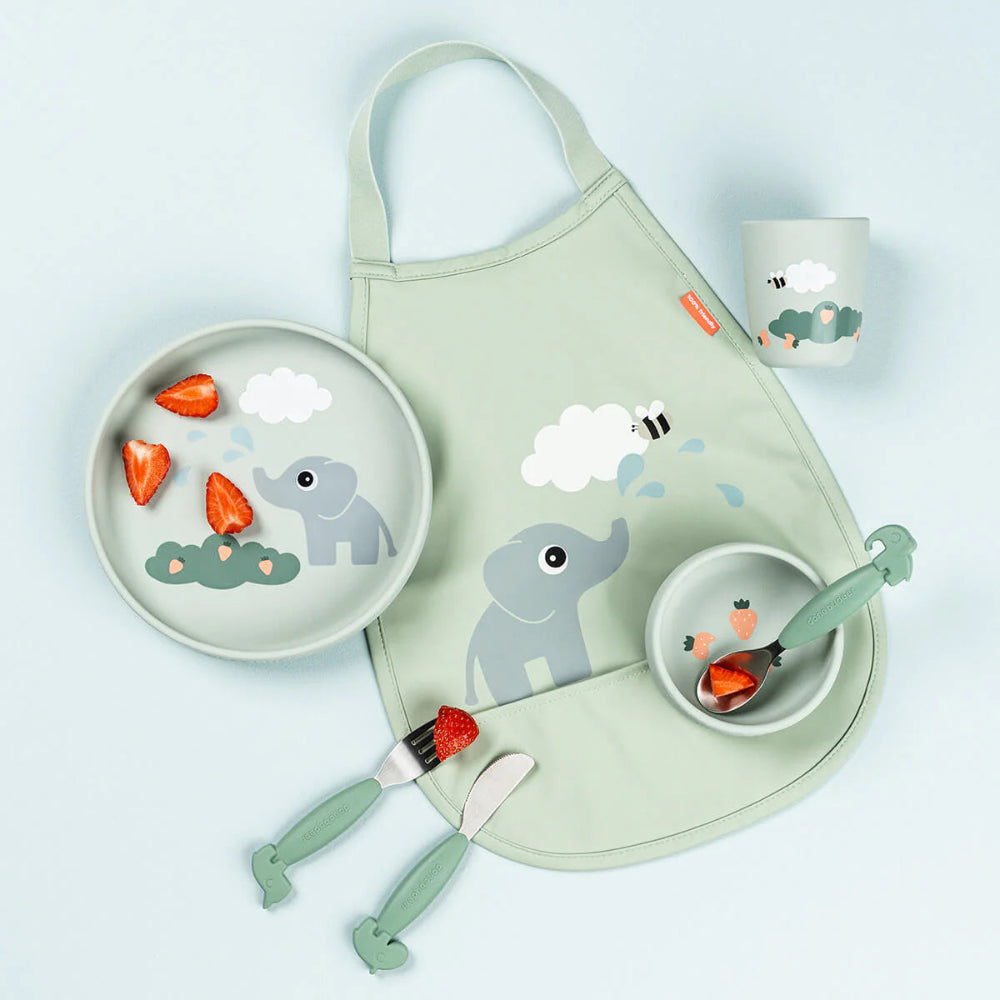 Buy Done by Deer stick &amp; stay babyservies set elphee green
