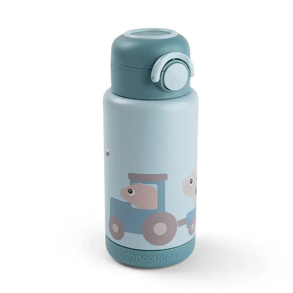 Done by Deer thermosfles tiny farm blue 340 ml