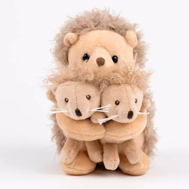 Egmont Toys knuffel egel met tweeling
