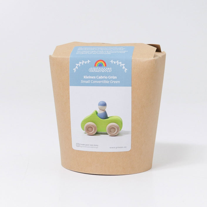 GRIMMS auto groen  + regenboogvriend 1 09305 c