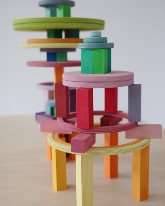 GRIMMS cirkels en ringen pastel 5 jr+10687f