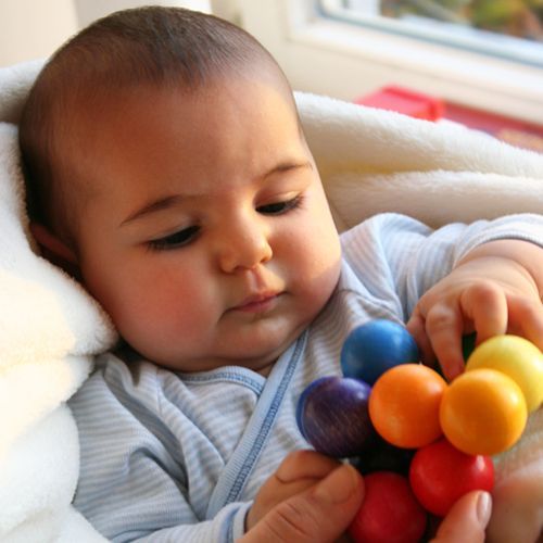 GRIMMS grijpspeeltje regenboog 0 mnd+08121b