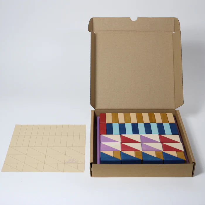 GRIMMS houten blokkenset Rhythm 1 jr+