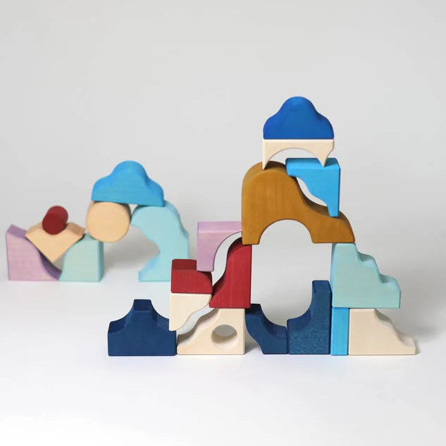 Buy GRIMMS houten blokkenset Wave 1 jr+