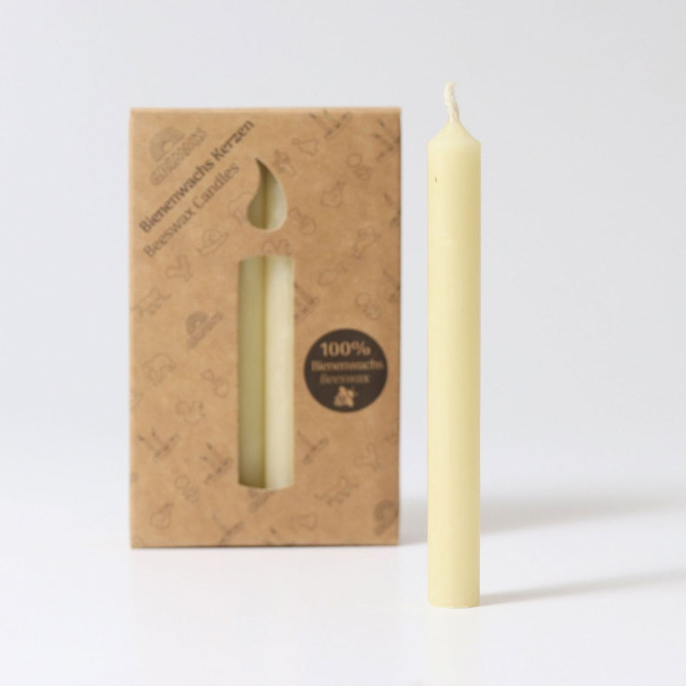 GRIMMS jaarring kaarsen creme 12 stks05201