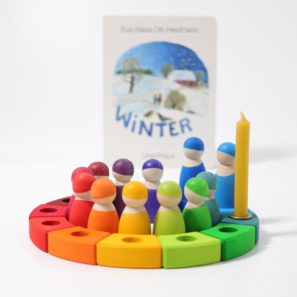 GRIMMS jaarring regenboog 23 cm01700b