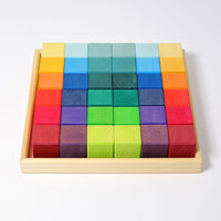 GRIMMS mozaiek blokkenset regenboog classic 1 jr+43110b