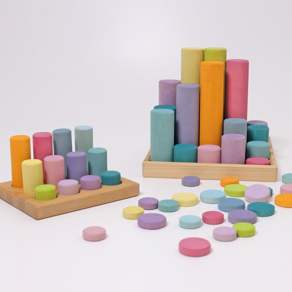 GRIMMS munten regenboog pastel 3 jr+10311c