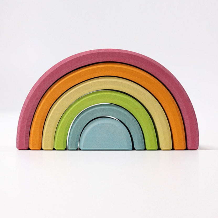 GRIMMS regenboog middel pastel pink 1 jr+