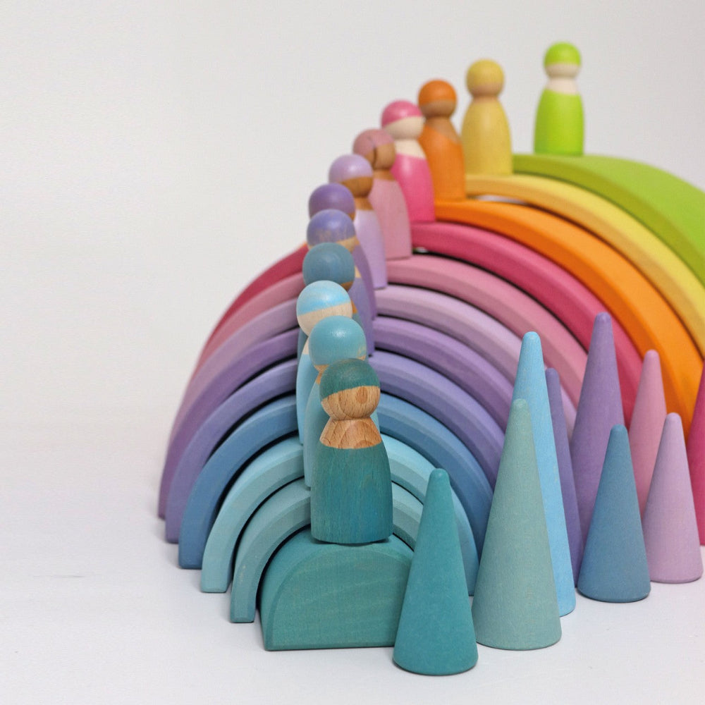 GRIMMS regenboogvrienden pastel 1 jr+10579b