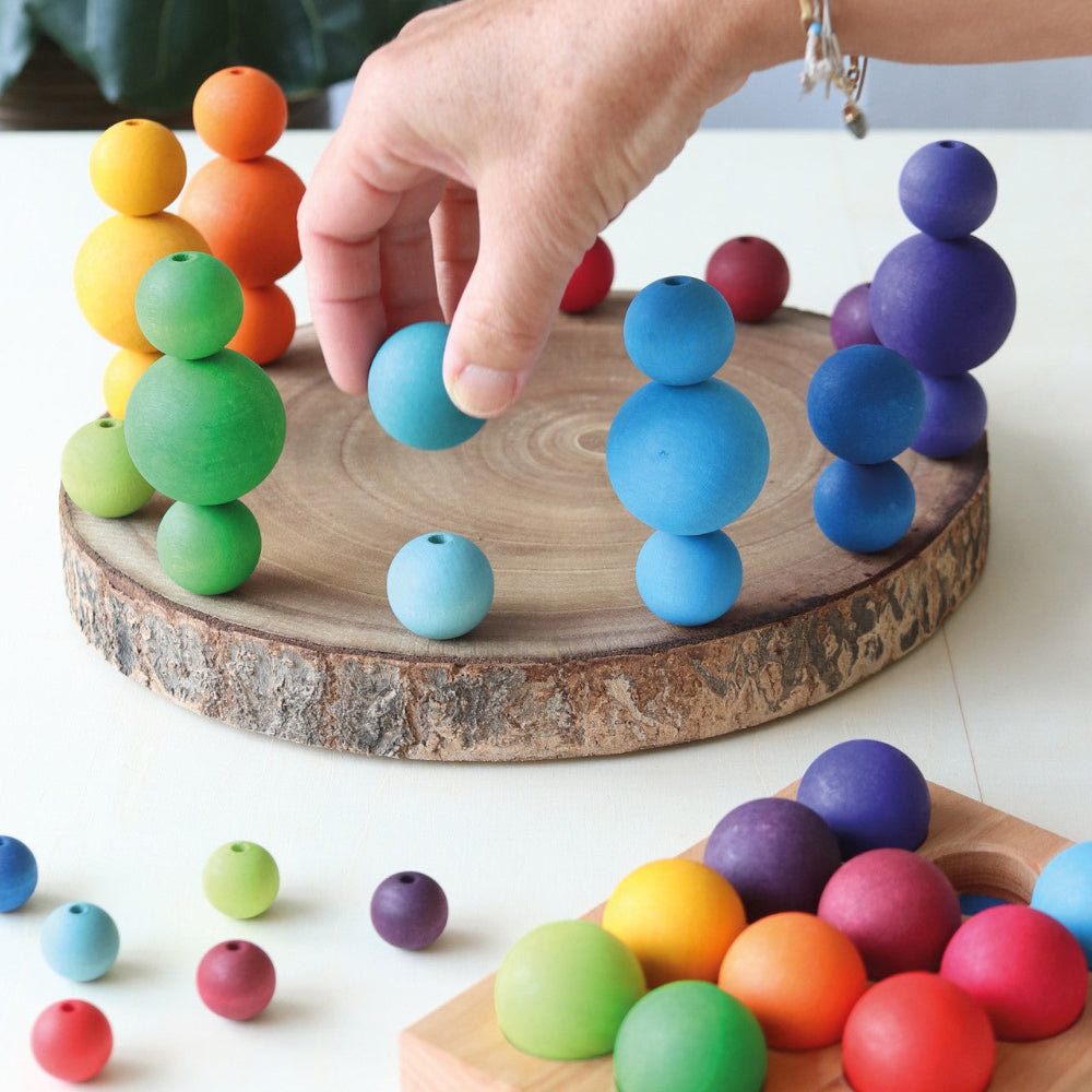 GRIMMS sorteerballen regenboog classic 1 jr+10239b