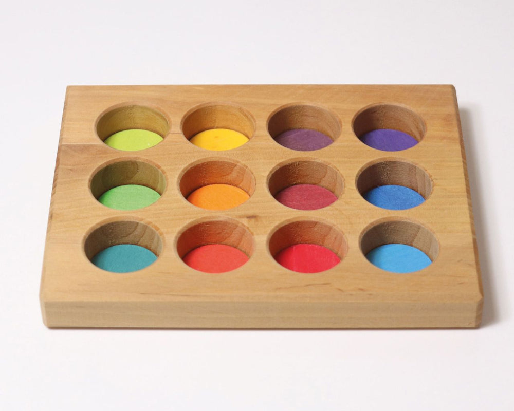 GRIMMS sorteerbord regenboog classic 1 jr+ 4048565105767