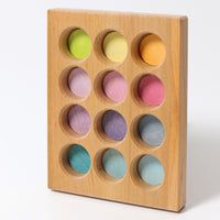 GRIMMS sorteerbord regenboog pastel 1 jr+10577