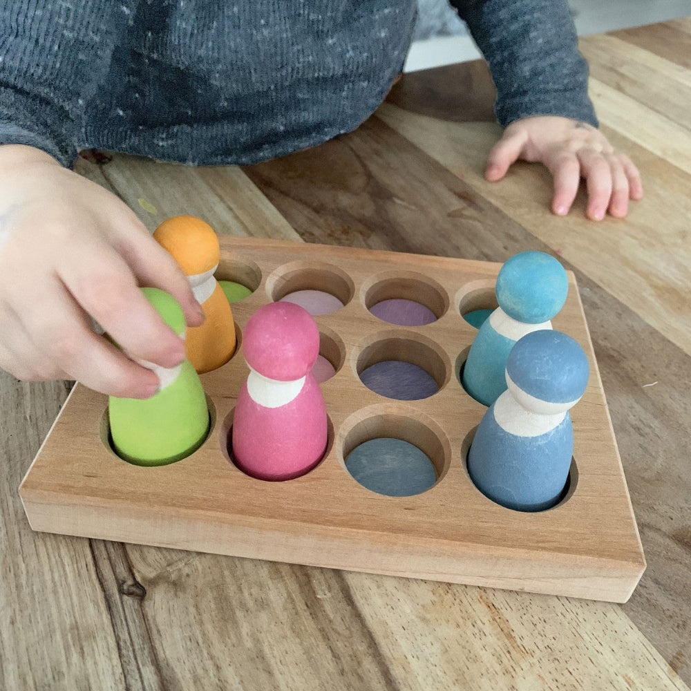 Buy GRIMMS sorteerbord regenboog pastel 1 jr+