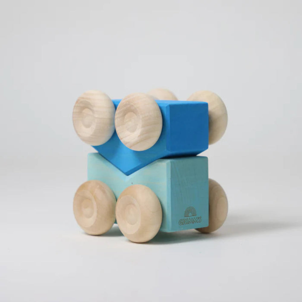 GRIMMS stapel auto's blauw 0 mnd+09335