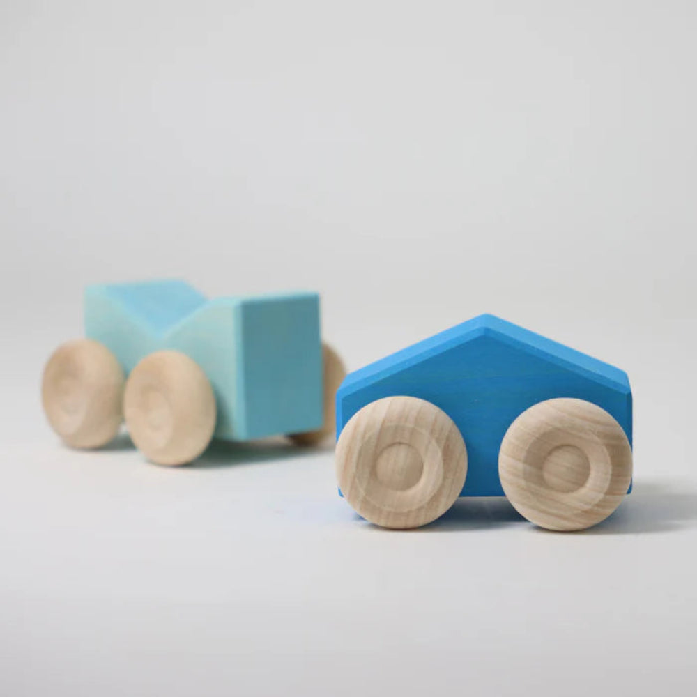 GRIMMS stapel auto's blauw 0 mnd+09335c