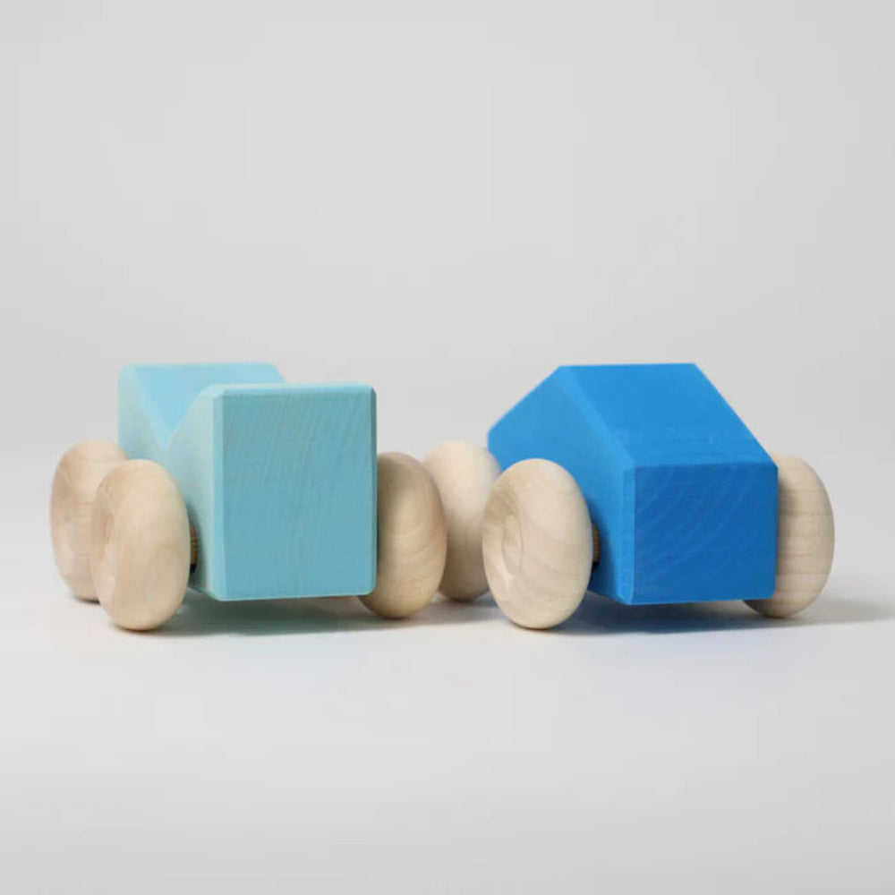 GRIMMS stapel auto's blauw 0 mnd+09335d