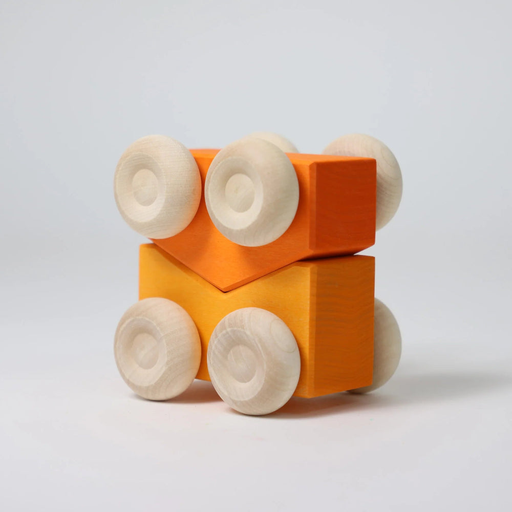 GRIMMS stapel auto's oranje 0 mnd+