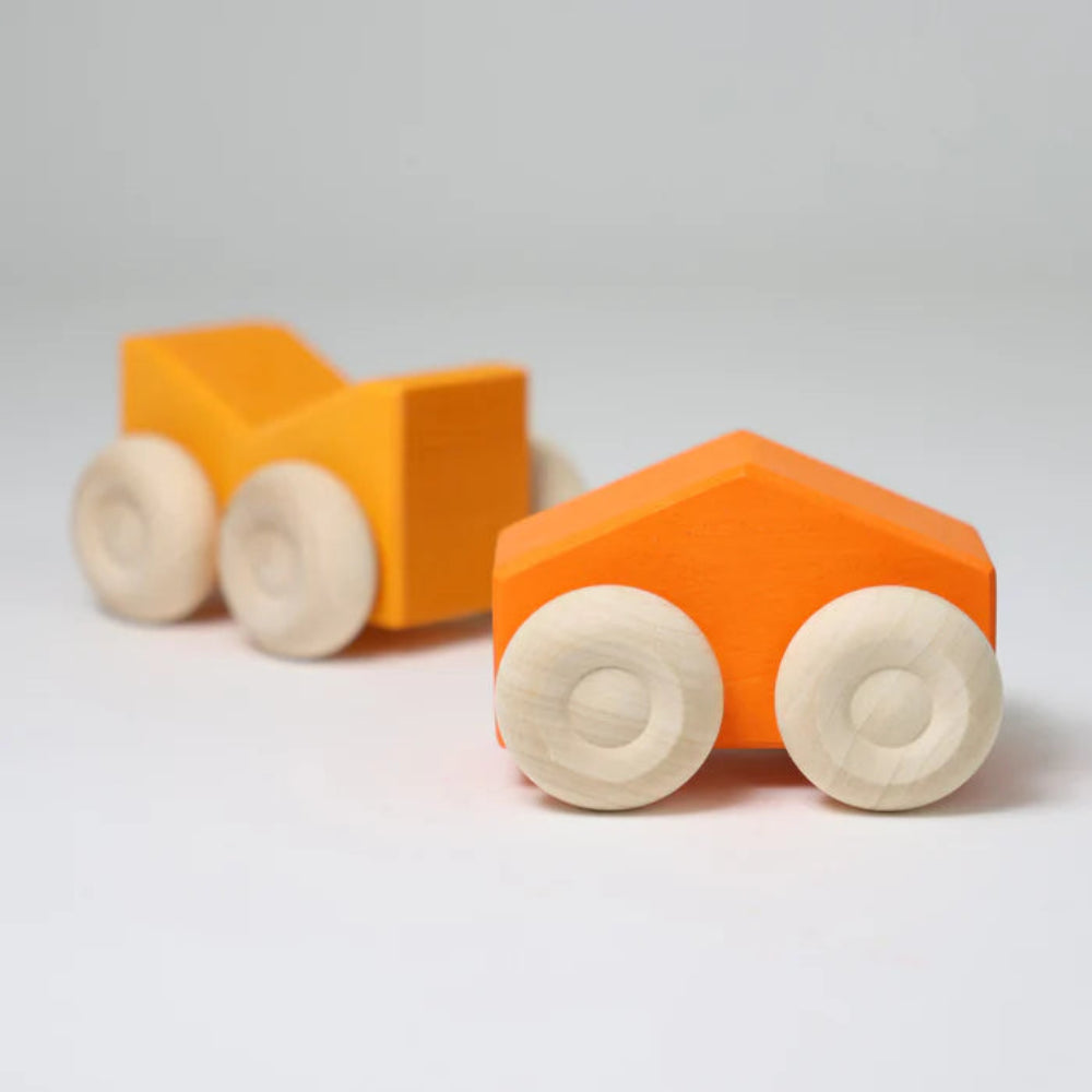 Buy GRIMMS stapel auto's oranje 0 mnd+