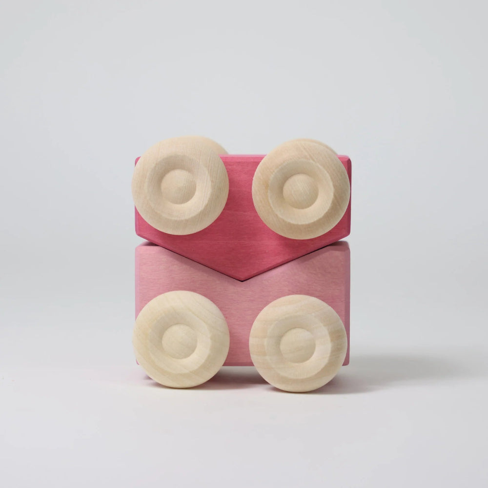 GRIMMS stapel auto's roze 0 mnd+09333c