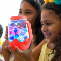 Glo Pals sensory play jar rood 18 mnd+