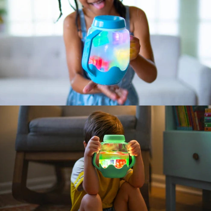 Buy Glo Pals sensory play jar blauw 18 mnd+