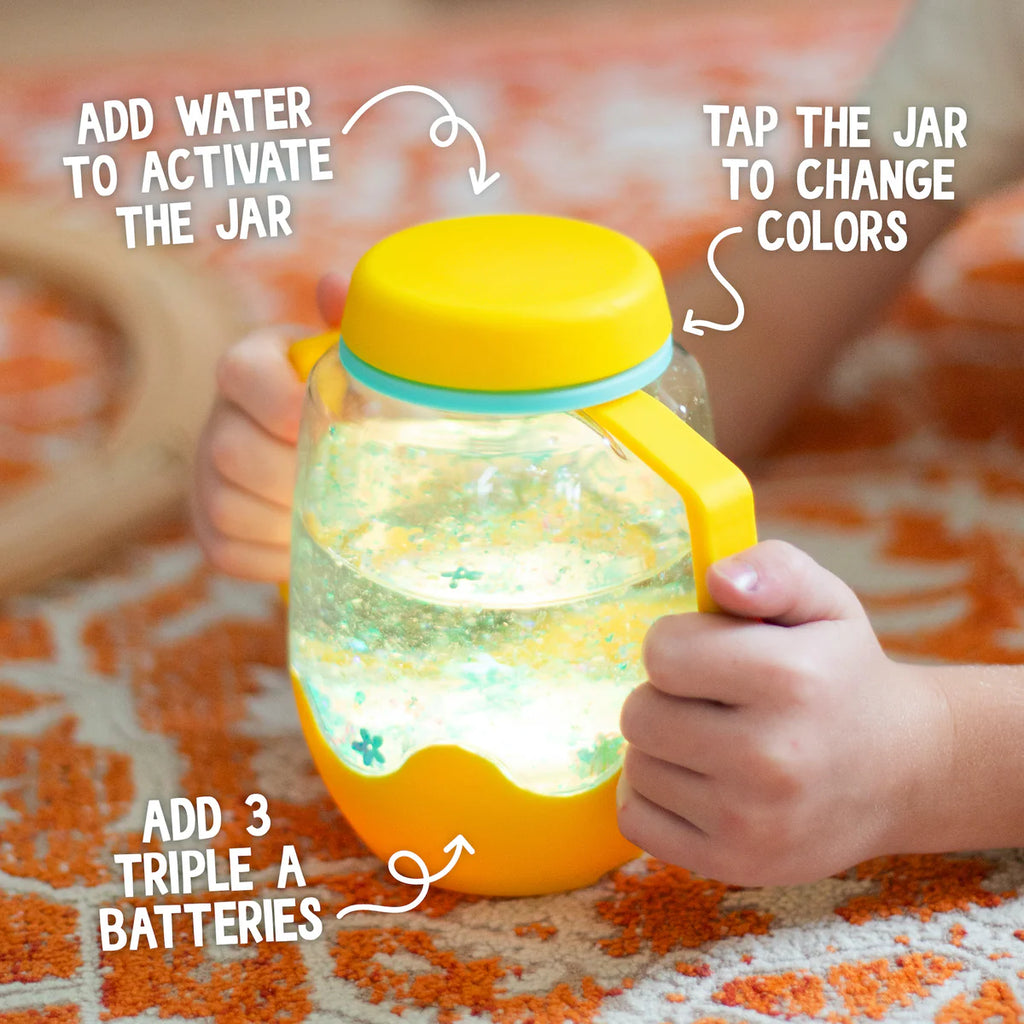 Buy Glo Pals sensory play jar geel 18 mnd+