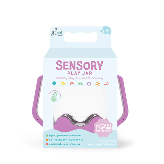 Glo Pals sensory play jar paars 18 mnd+