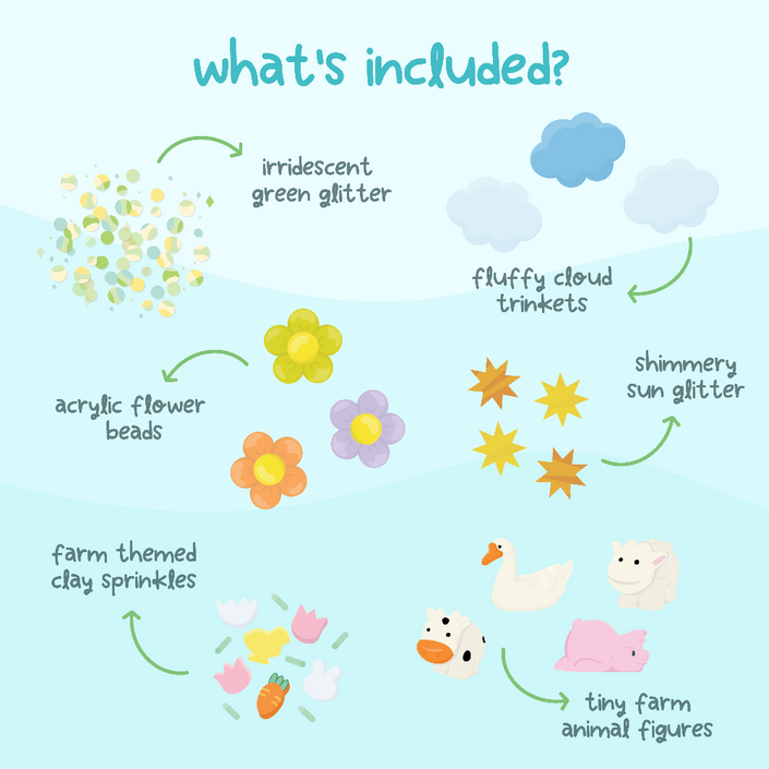 Glo Pals Funfillers funky farm 3 jr+GPFFPFARMd