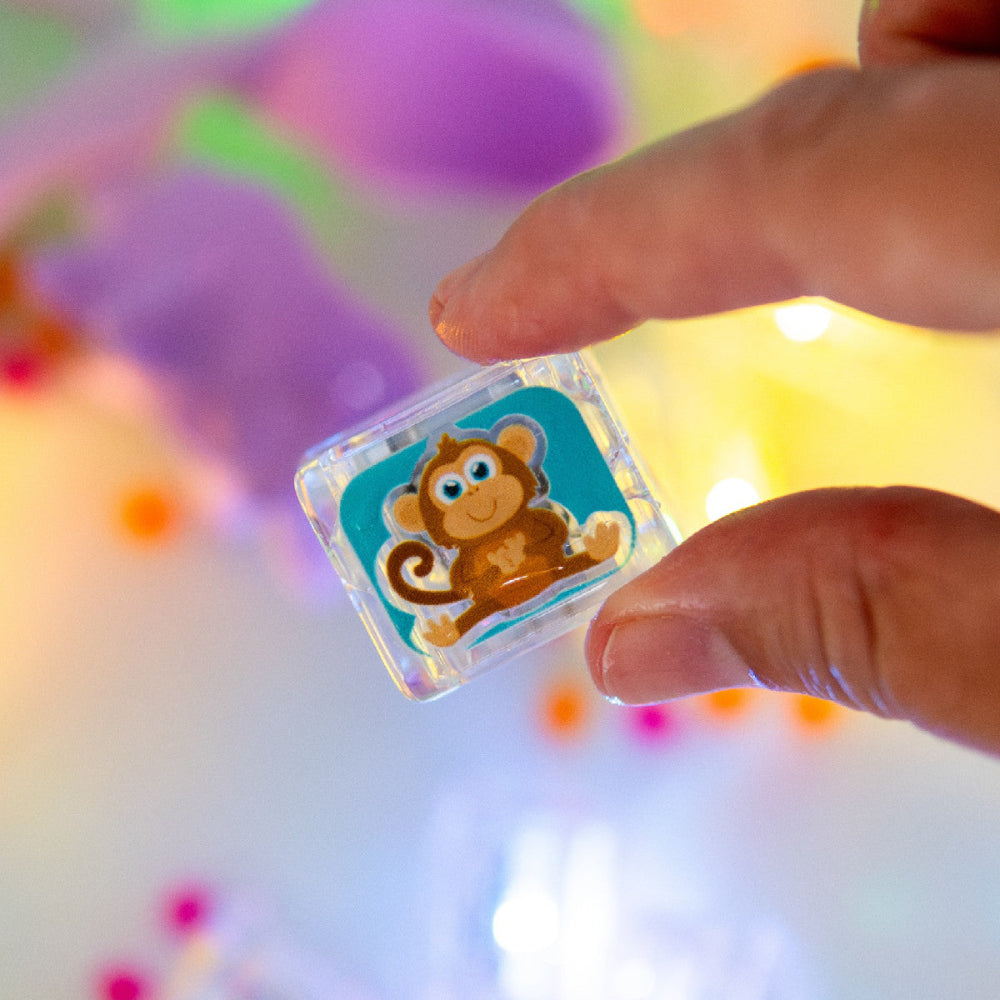 Glo Pals cubes Zoo 6 stks 3 jr+GP6PKZOOe