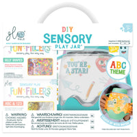 Glo Pals sensory jar DIY set abc 3 jr+GPJARSETBLUE