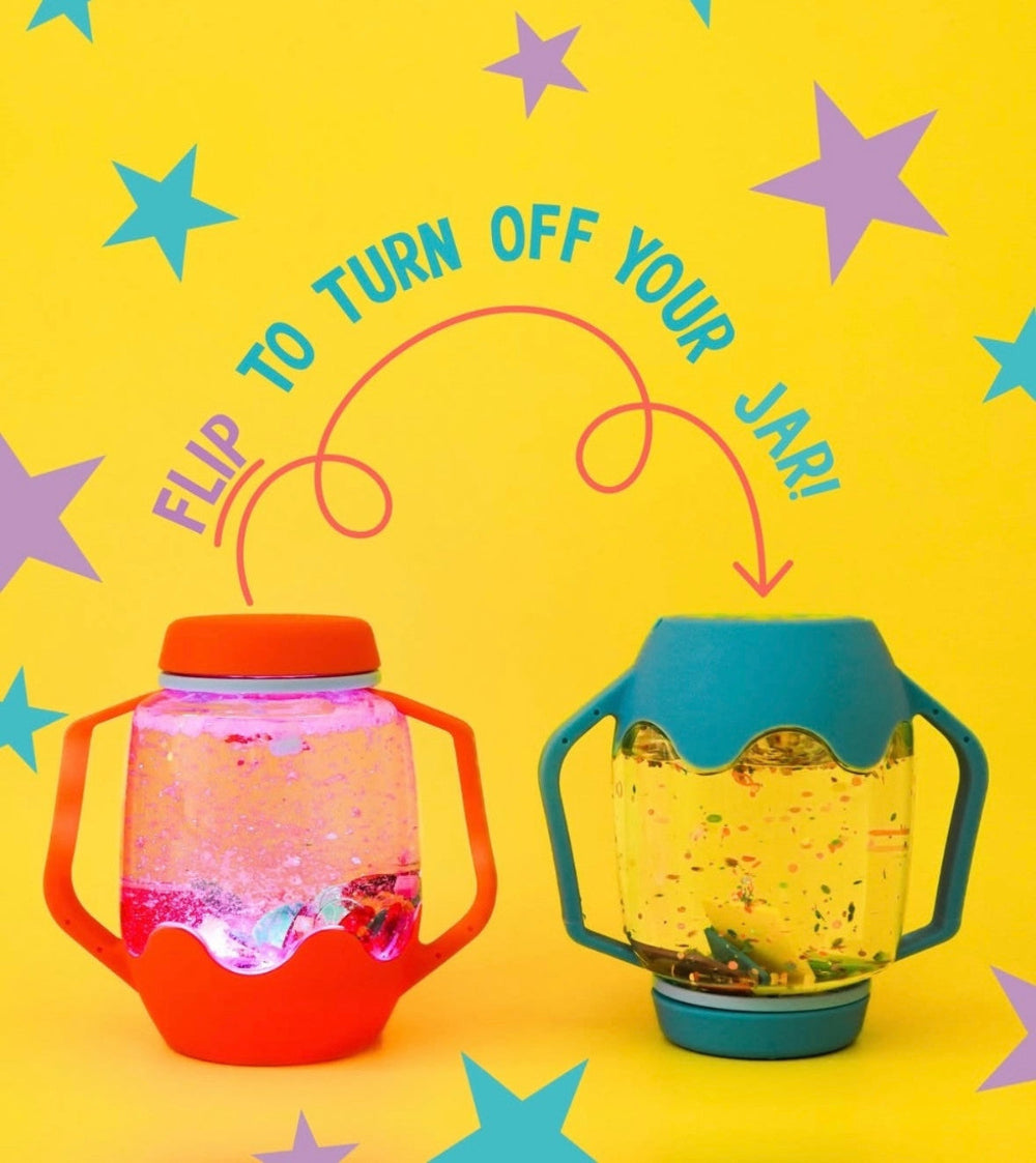 Glo Pals sensory jar DIY set zoo 3 jr+ GPJARSETGREEN