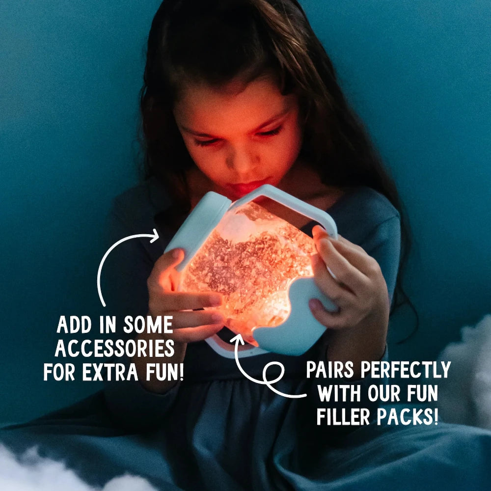 Buy Glo Pals sensory play jar lichtblauw 18 mnd+