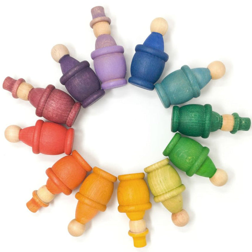 Buy Grapat regenboog kuipjes mates 12 stks 10 mnd+