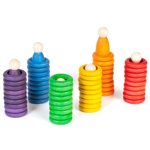 Grapat poppetjes ringen en munten 60-delig 8436580870023 a