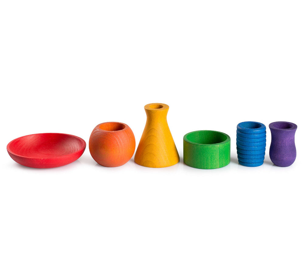 Grapat regenboog potten 6 stks 10 mnd+
