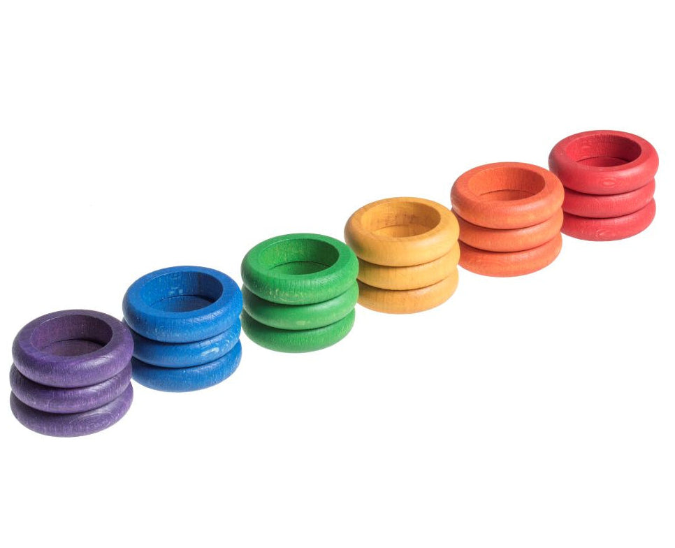 Buy Grapat ringen 6 kleuren classic 18 stks 18 mnd+