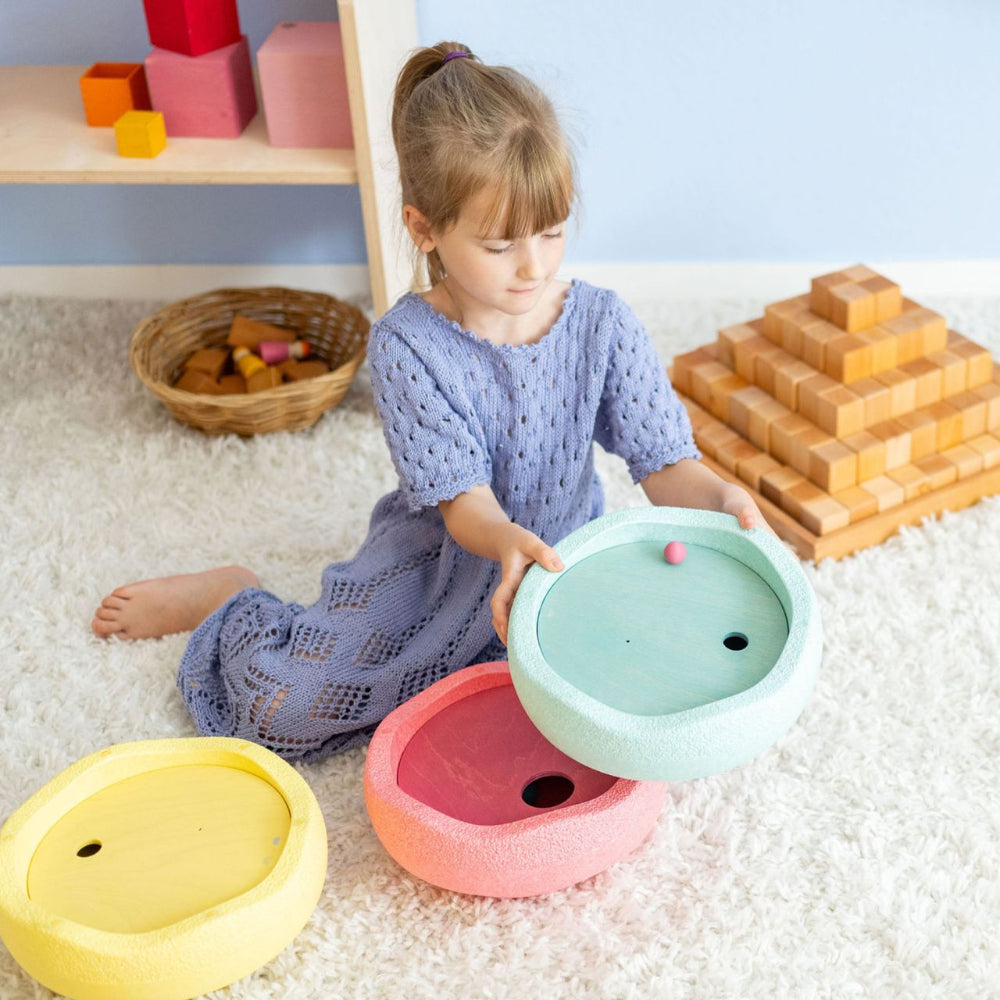 GRIMMS x Stapelstein Rolling Discs Cool Pastel