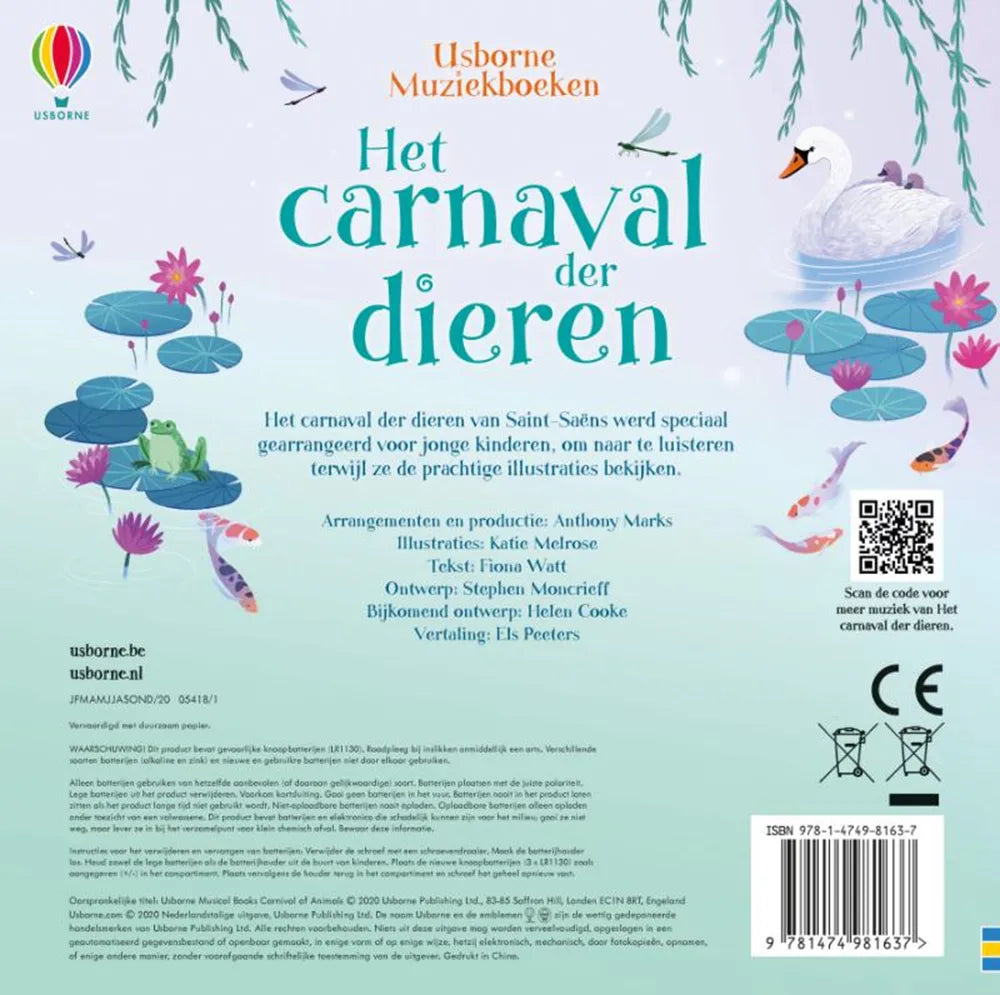 Buy Het carnaval der dieren - geluidenboek 3 jr+