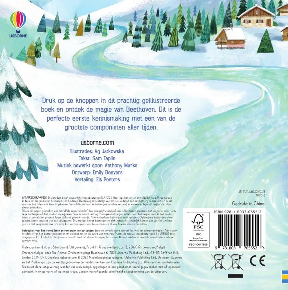 Buy Het dierenorkest speelt Beethoven - geluidenboek 6 mnd+