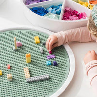 Inspire my play TRAY green building block mat b