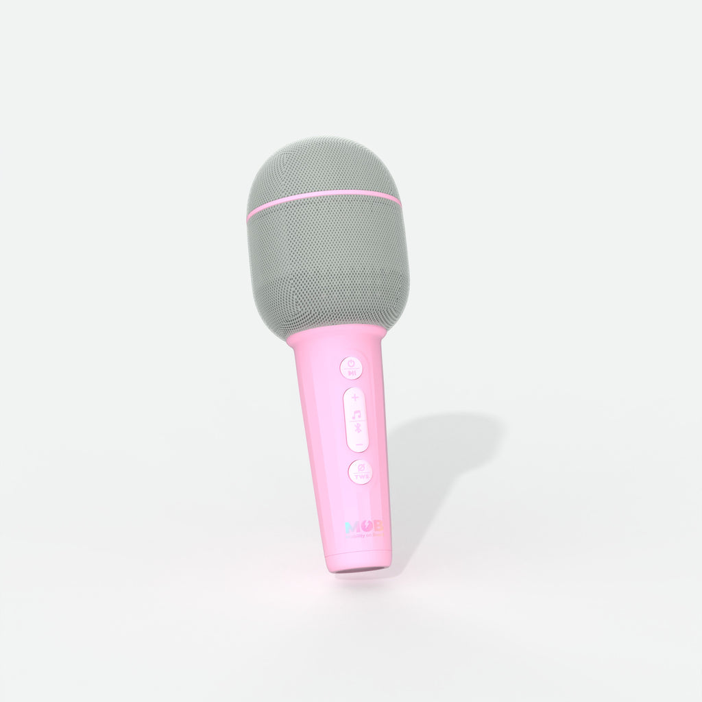 MOB Micro Groovy karaoke microfoon roze 3701613300729