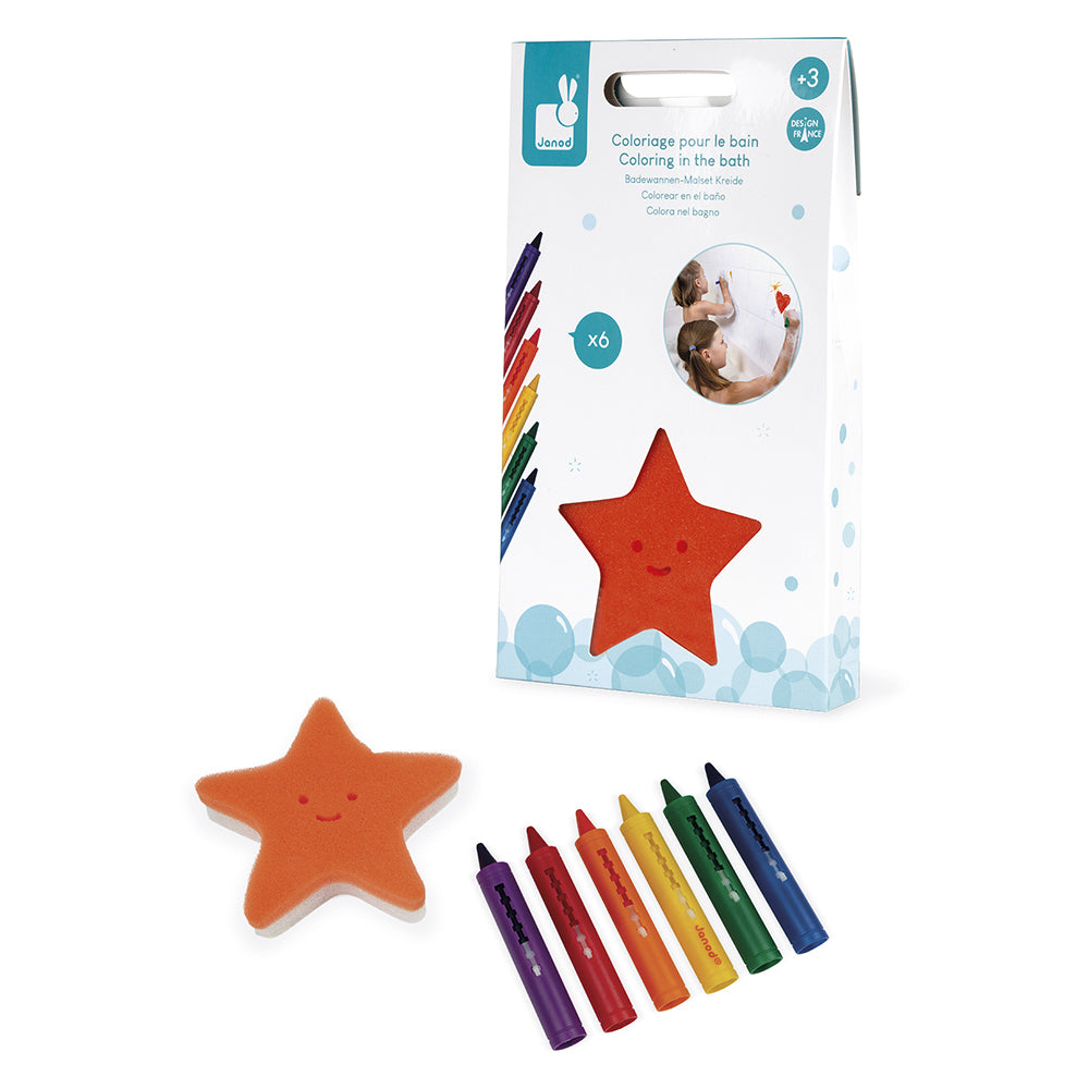 JANOD badspeelgoed Kleuren in bad 3 jr+