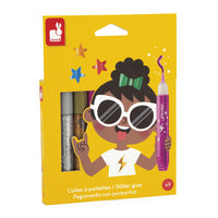 JANOD glitterlijm 9 stks / 3 jr+