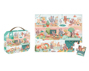 JANOD puzzel Een lange dag 3jr+/ 24 stks